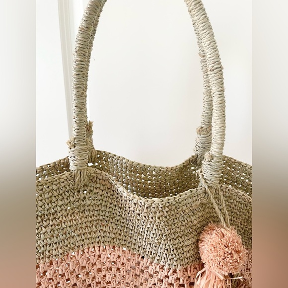 🆕 Tommy Bahama Acapulco raffia straw beach tote - Picture 5 of 6